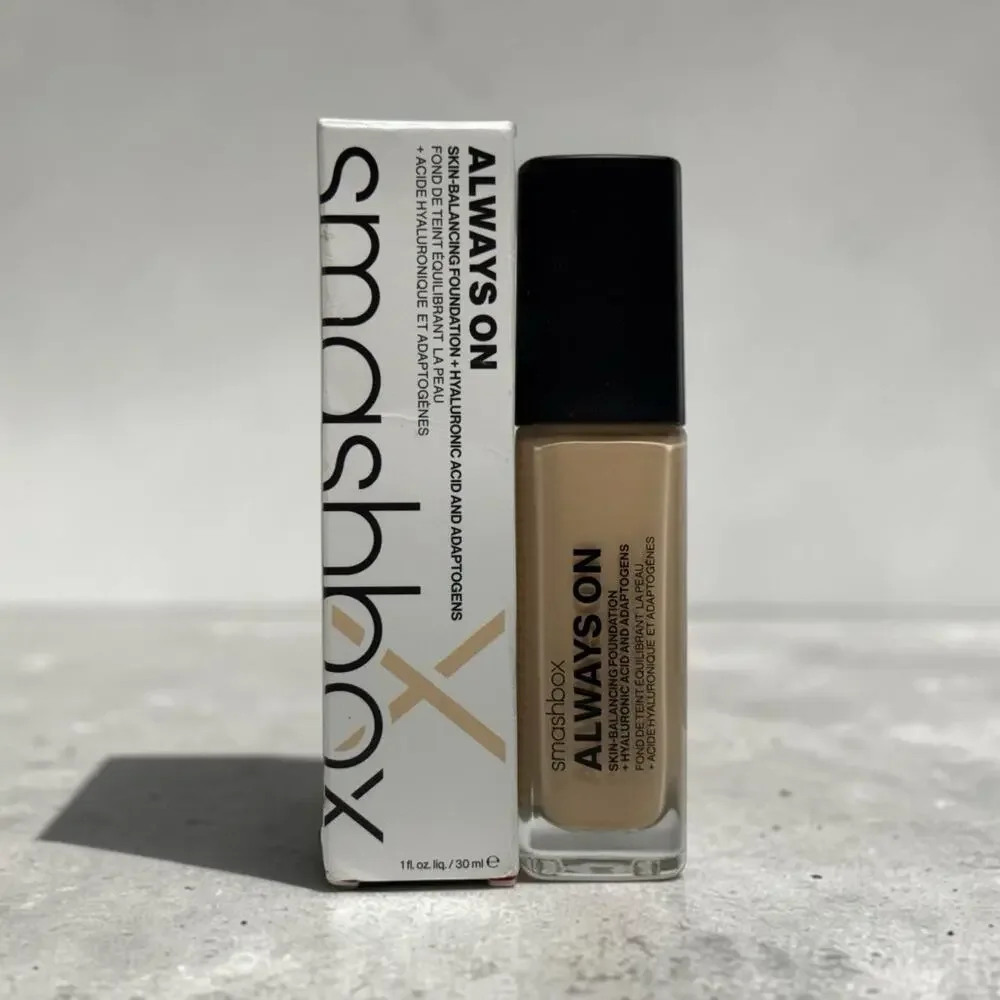 Smashbox Always on Skin-Balancing Foundation ~ F20-N ~ 1 oz / 30 ml